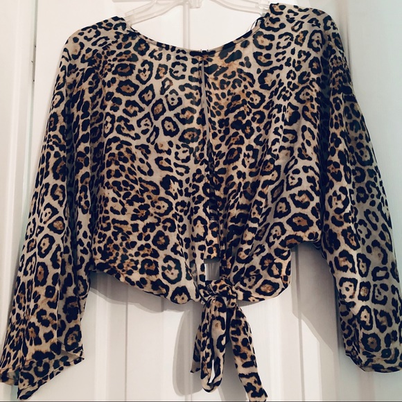 Cheetah Print Blouse - Picture 3 of 3